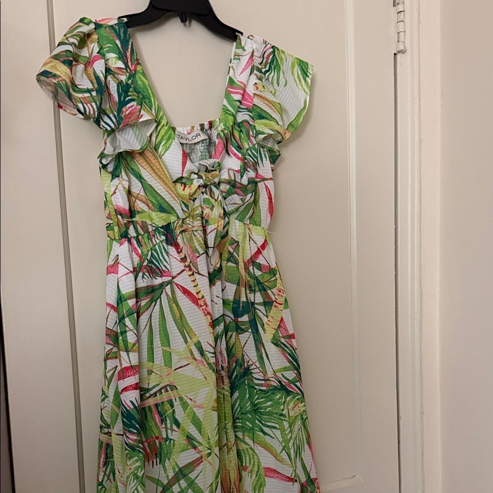 NWOT Taylor Multicolor Floral Dress size 8